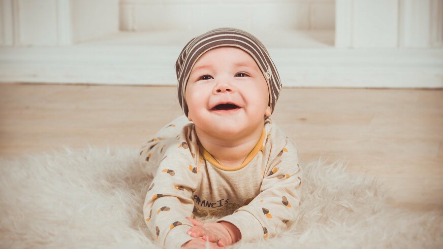 Baby in der Babybetreuung