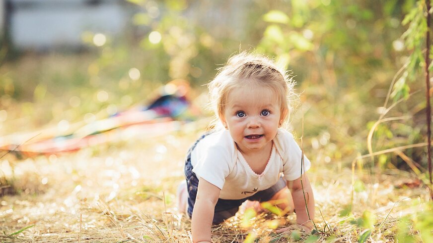 Baby in der Babybetreuung