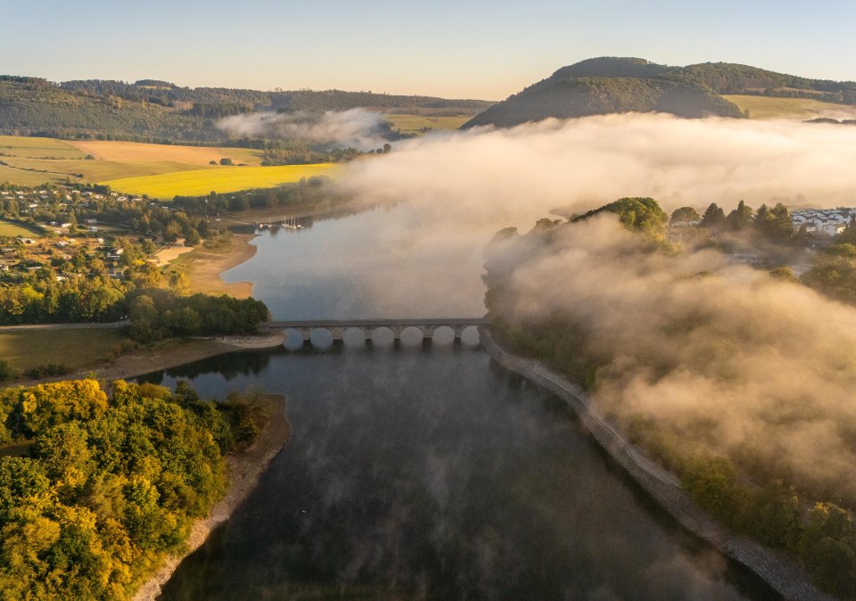 Drohnenaufnahme von der Umgebung