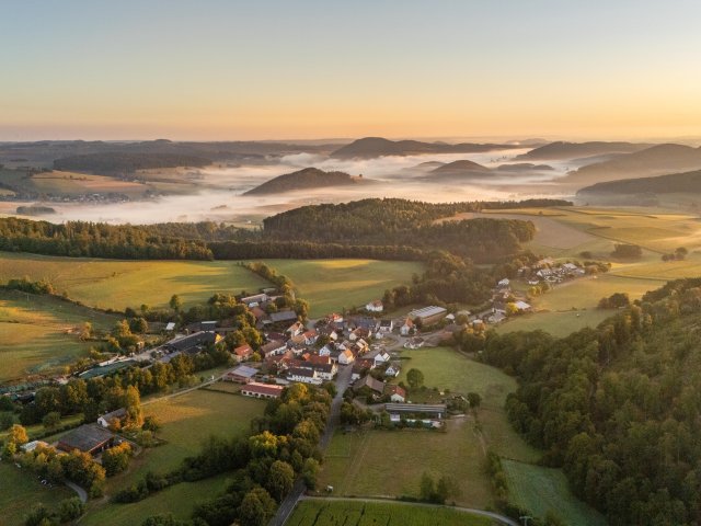 Drohnenaufnahme von der Umgebung