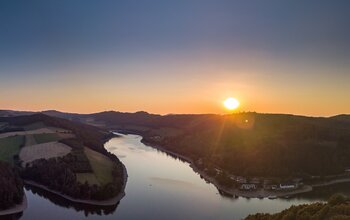 Blick auf die wunderschöne Landschaft