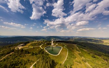 Blick auf die wunderschöne Landschaft