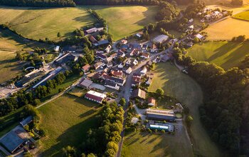 Luftbildaufnahme vom Ottonenhof