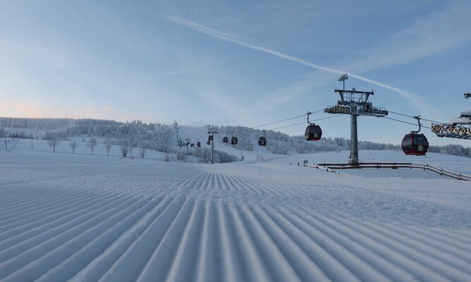 Skigebiet Willingen im Schnee